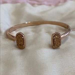Kendra Scott adjustable Rose gold Drusy Bracelet